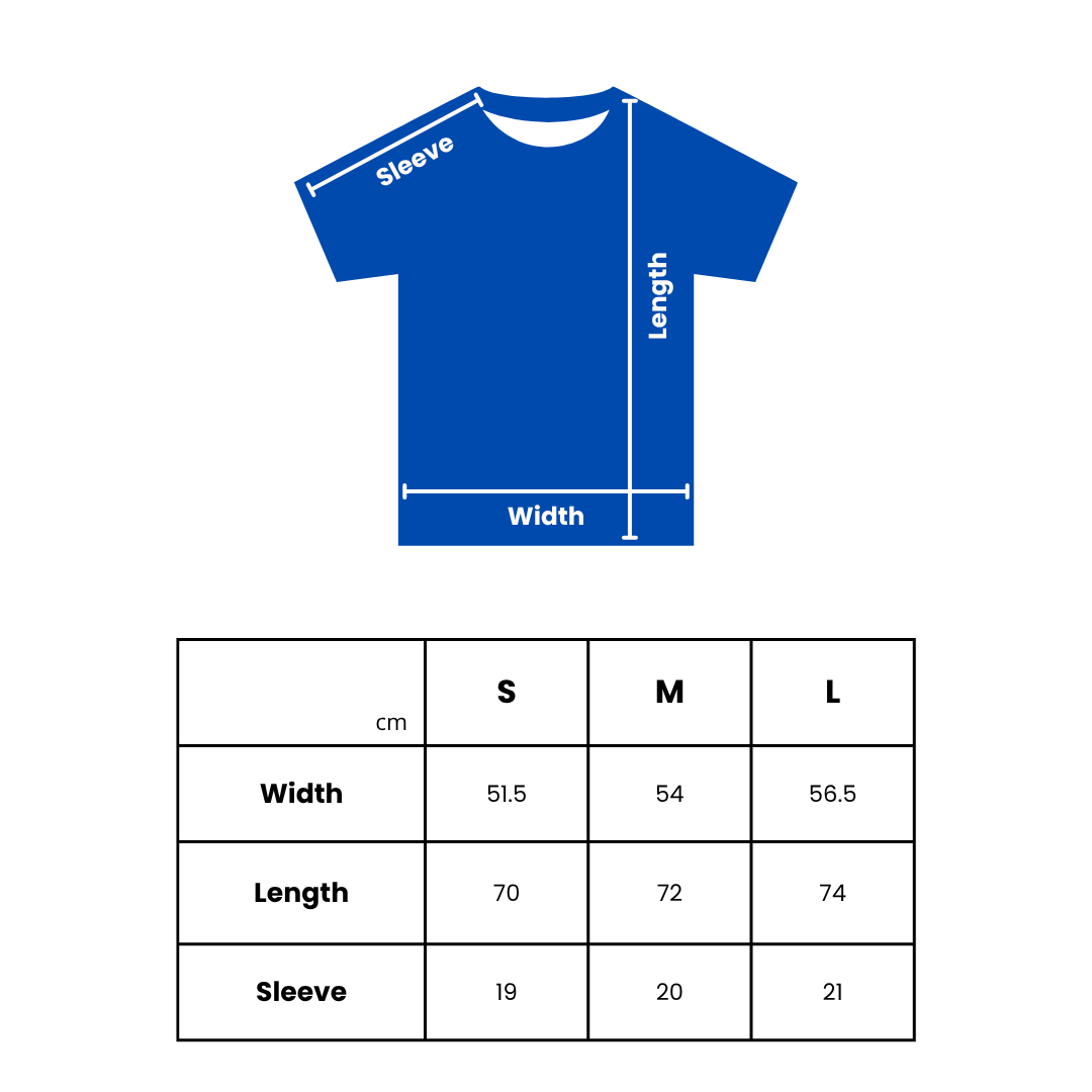 Guide des tailles du maillot 222